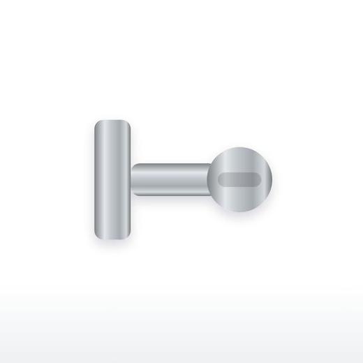 Llave de paso escuadra 1/2" × 3/8" (pack 2 uds.) · Cromo
