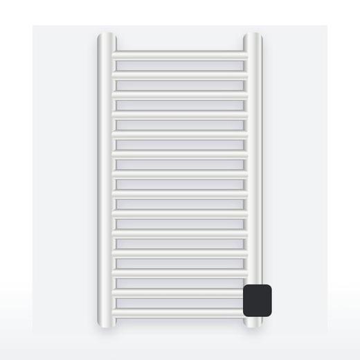 Radiador toallero eléctrico · Blanco